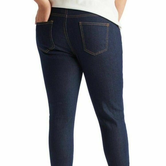Jower Power 30 Skinny Jeans Womens Straight Leg Dark Wash Denim Pant 14/15 NWT - Picture 5 of 14